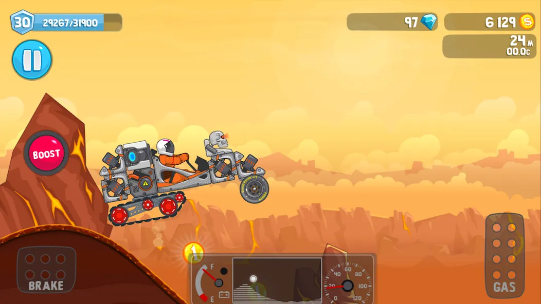 Rovercraft:Race Your Space Car (Роверкрафт)  [МОД Menu] Screenshot 3