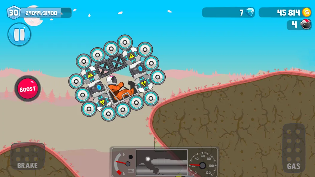 Rovercraft:Race Your Space Car (Роверкрафт)  [МОД Menu] Screenshot 5