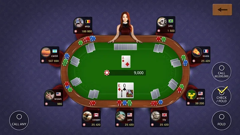 Texas holdem poker king  [МОД Бесконечные монеты] Screenshot 3