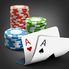 Скачать взлом Texas holdem poker king  [МОД Бесконечные монеты] - последняя версия apk на Андроид