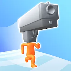 Взлом Gun Head Run (Ган Хэд Ран)  [МОД Unlocked] - последняя версия apk на Андроид