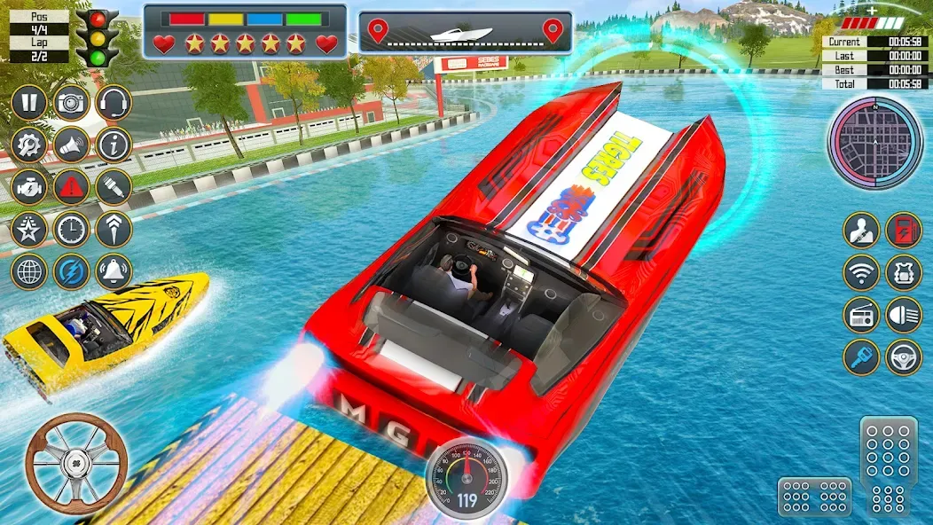 Speed Boat Racing: Boat games  [МОД Меню] Screenshot 5