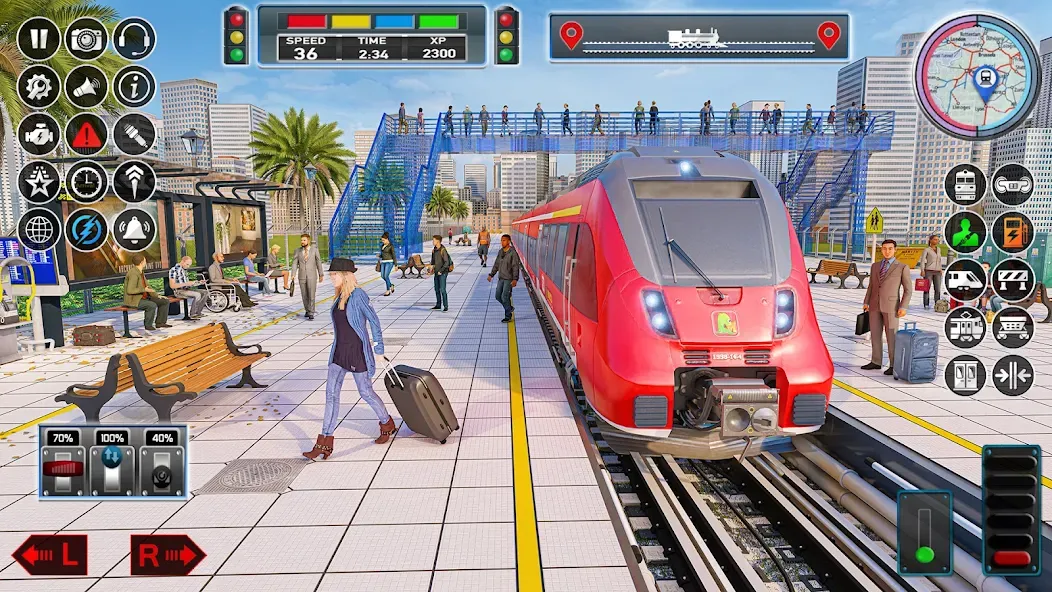 City Train Game 3d Train games  [МОД Mega Pack] Screenshot 5