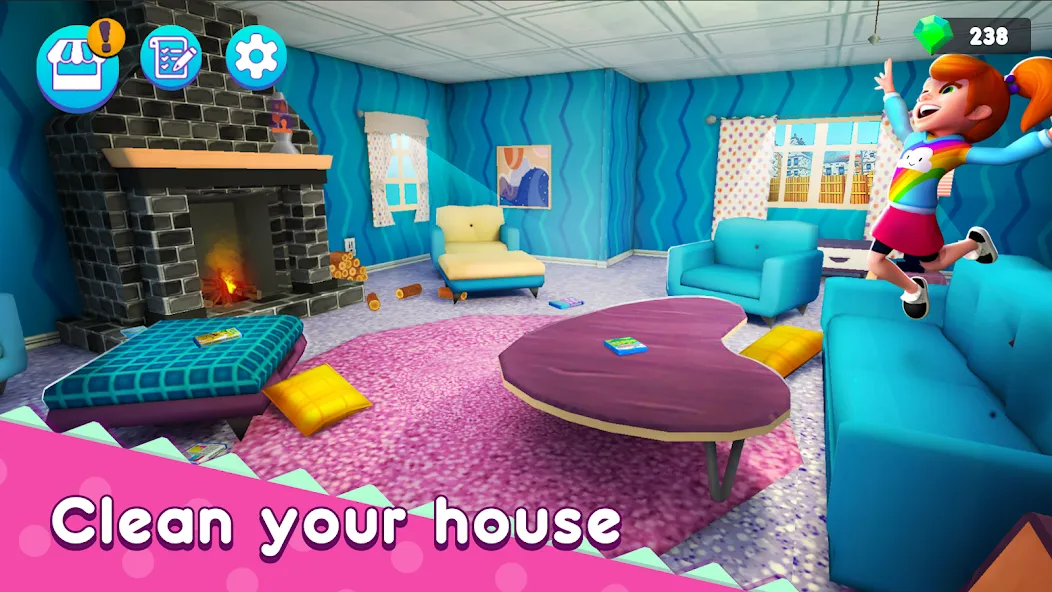 Mother Simulator: Family life  [МОД Mega Pack] Screenshot 5