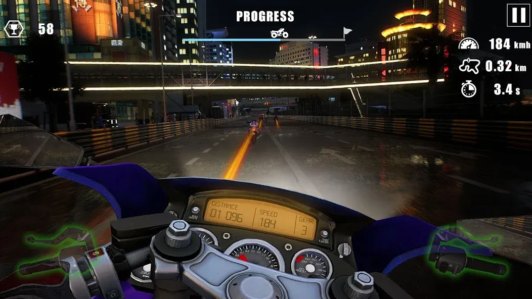 Moto Bike Race : Driving Car (Мото Байк Рейс)  [МОД Все открыто] Screenshot 2