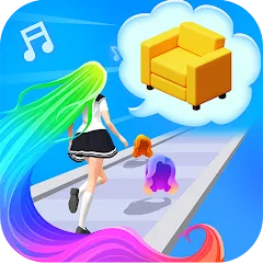 Взлом Dancing Hair (Дансинг Хэр)  [МОД Unlocked] - последняя версия apk на Андроид