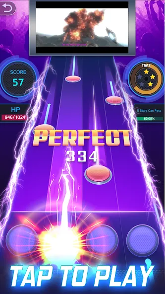 Tap Tap Music-Pop Songs  [МОД Бесконечные деньги] Screenshot 2