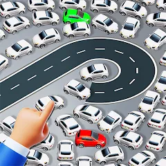 Скачать взлом Parking Jam: Car Parking Games (Паркинг Джем)  [МОД Все открыто] - последняя версия apk на Андроид