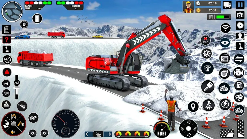 Excavator Simulator Crane Game (Экскаватор Симулятор Кран Игра)  [МОД Unlimited Money] Screenshot 2