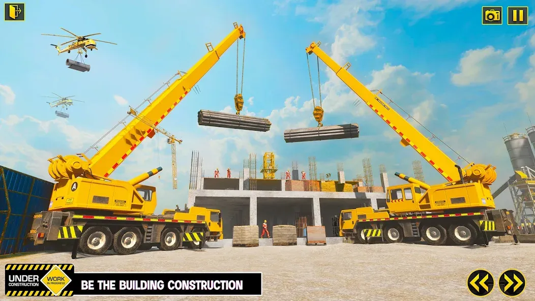 Excavator Simulator Crane Game (Экскаватор Симулятор Кран Игра)  [МОД Unlimited Money] Screenshot 4