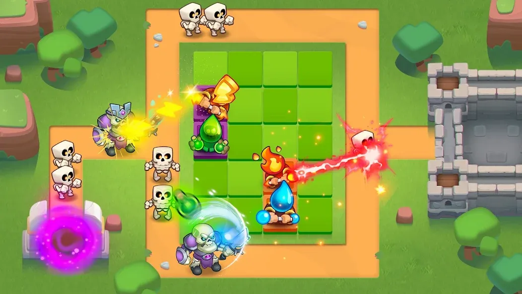 Rush Royale: Tower Defense TD (Раш Рояль)  [МОД Все открыто] Screenshot 1