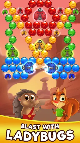 Bubble Friends Bubble Shooter  [МОД Unlocked] Screenshot 4