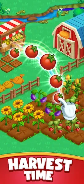 Farm Blast - Merge & Pop  [МОД Все открыто] Screenshot 5