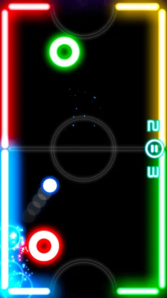 Glow Hockey (Глоу Хоккей)  [МОД Все открыто] Screenshot 1