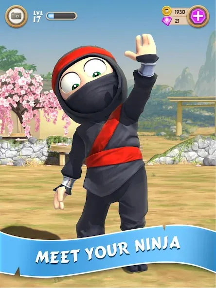 Clumsy Ninja (Кламзи Ниндзя)  [МОД Много денег] Screenshot 1