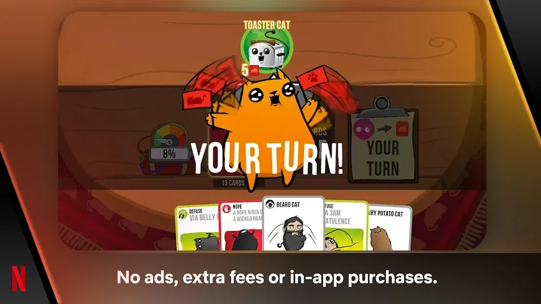 Exploding Kittens - The Game  [МОД Unlocked] Screenshot 1