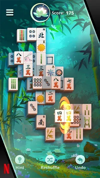 NETFLIX Mahjong Solitaire (НЕТФЛИКС)  [МОД Много монет] Screenshot 1