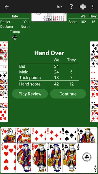 Pinochle - Expert AI (Пиночле)  [МОД Много монет] Screenshot 3