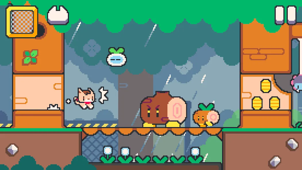 Super Cat Tales: PAWS (упер Кэт Тэйлз)  [МОД Бесконечные монеты] Screenshot 1