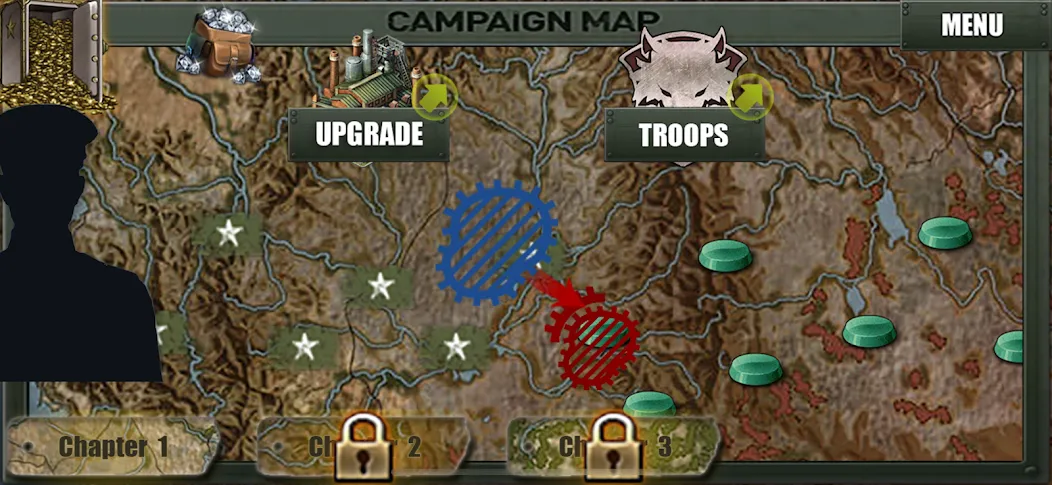 Warfare War Troops (Военное сражение Война Войска)  [МОД Unlocked] Screenshot 1