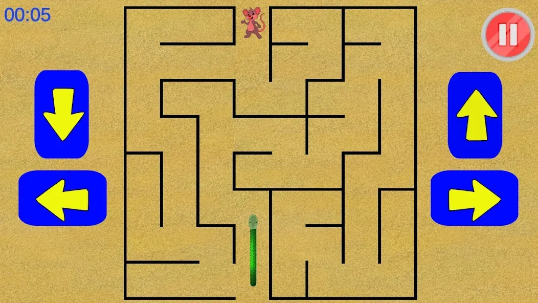 Snake Maze game (Змеиная лабиринтная игра)  [МОД Unlimited Money] Screenshot 3