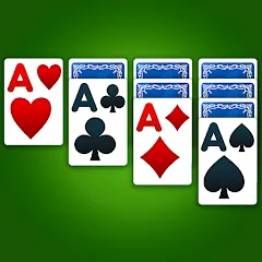 Взлом Solitaire: Classic Card Game (Клондайк Солитер)  [МОД Много денег] - последняя версия apk на Андроид