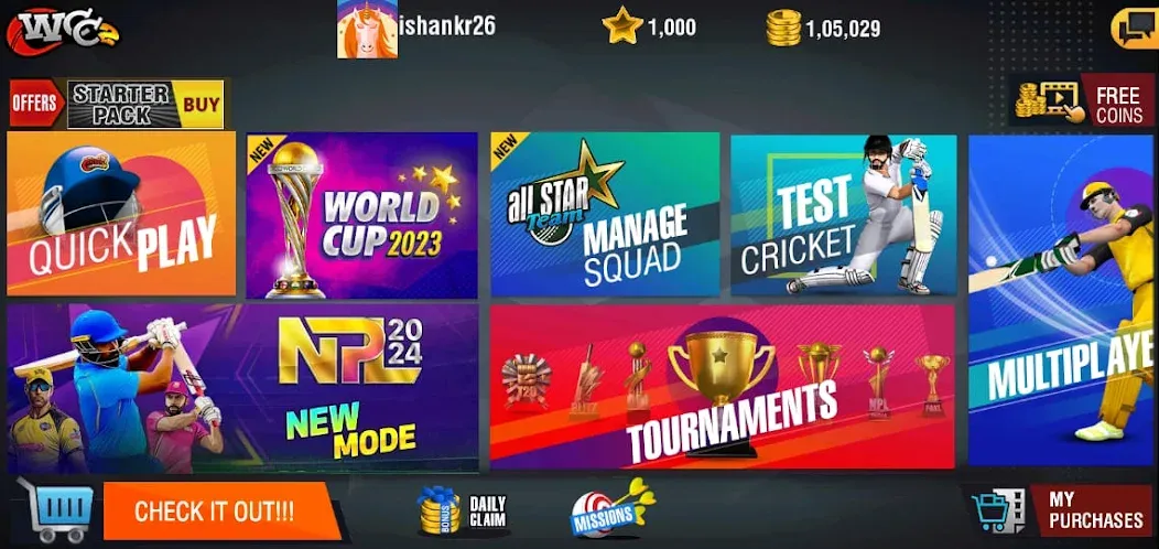 World Cricket Championship 2 (Ворлд Крикет Чемпионшип 2)  [МОД Все открыто] Screenshot 5