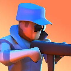 Взломанная GUNS UP! Mobile War Strategy  [МОД Unlimited Money] - полная версия apk на Андроид