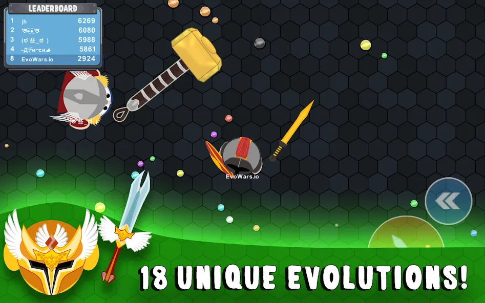 EvoWars.io  [МОД Menu] Screenshot 3