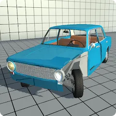 Взломанная Simple Car Crash Physics Sim (Симулятор физики простого автомобильного столкновения)  [МОД Бесконечные деньги] - полная версия apk на Андроид