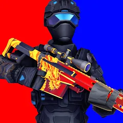 Взлом POLYWAR: 3D FPS online shooter (ПОЛИВАР)  [МОД Много денег] - стабильная версия apk на Андроид