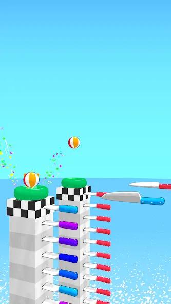 Ball Up: Knife Racing (Болл Ап)  [МОД Menu] Screenshot 4