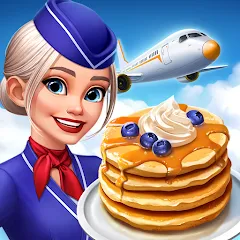 Скачать взломанную Airplane Chefs - Cooking Game (Эйрплейн Чефз)  [МОД Бесконечные деньги] - полная версия apk на Андроид