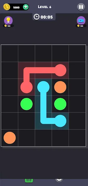 Same Color: Connect Two Dots (Сейм Колор Дот)  [МОД Много монет] Screenshot 3