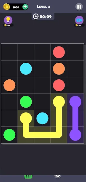 Same Color: Connect Two Dots (Сейм Колор Дот)  [МОД Много монет] Screenshot 5