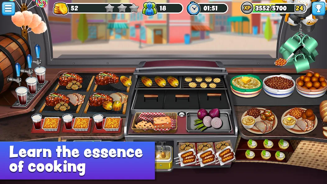 Food Truck Chef™ Cooking Games (Фуд Трак Шеф)  [МОД Бесконечные деньги] Screenshot 1