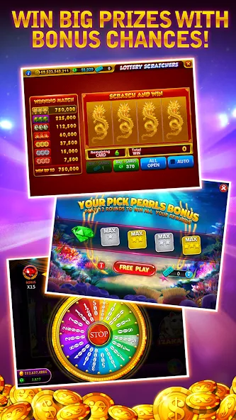 Cash Bay Casino - Slots game (Кэш Бэй Казино)  [МОД Menu] Screenshot 4