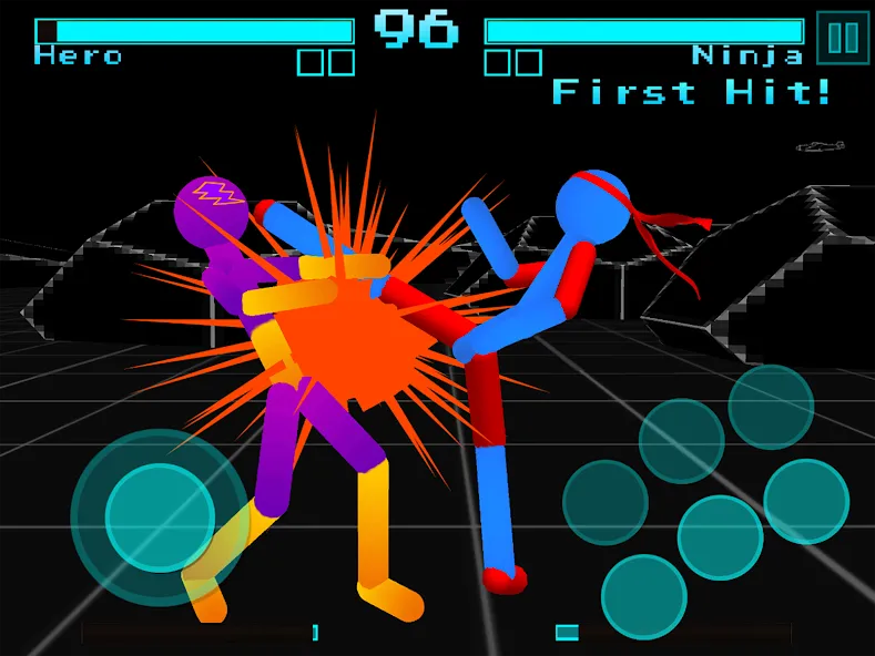 Stickman Fighting Neon Warrior  [МОД Menu] Screenshot 5