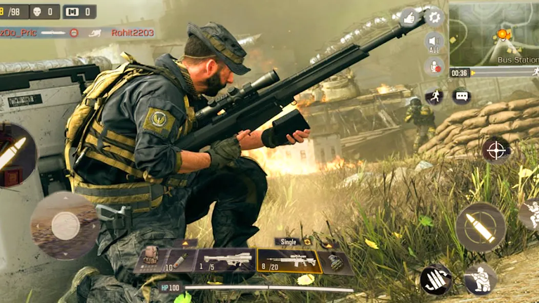 Cover Target: Offline Sniper  [МОД Mega Pack] Screenshot 1