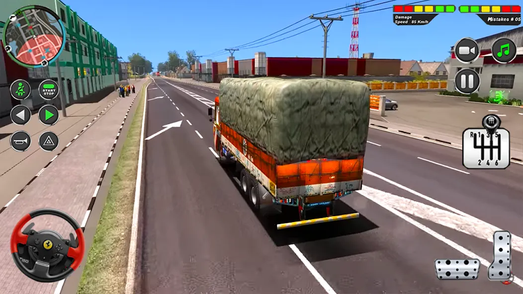 Indian Heavy Truck Delivery 3D  [МОД Menu] Screenshot 2