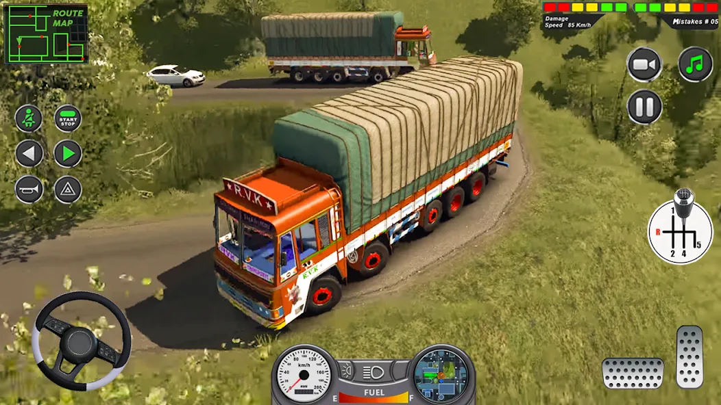 Indian Heavy Truck Delivery 3D  [МОД Menu] Screenshot 3