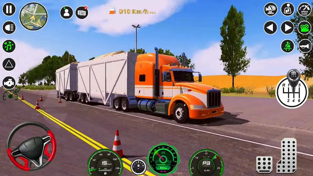 American Cargo City Driving 3D  [МОД Mega Pack] Screenshot 2