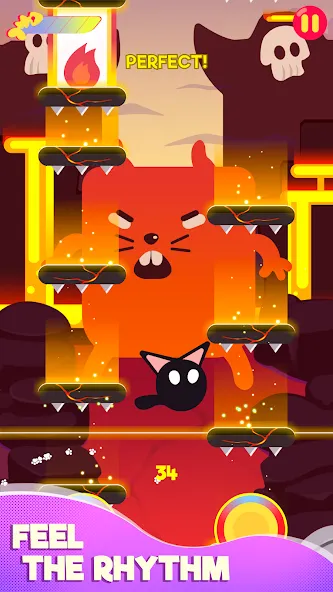 Cringe the Cat - Music Game  [МОД Много денег] Screenshot 2