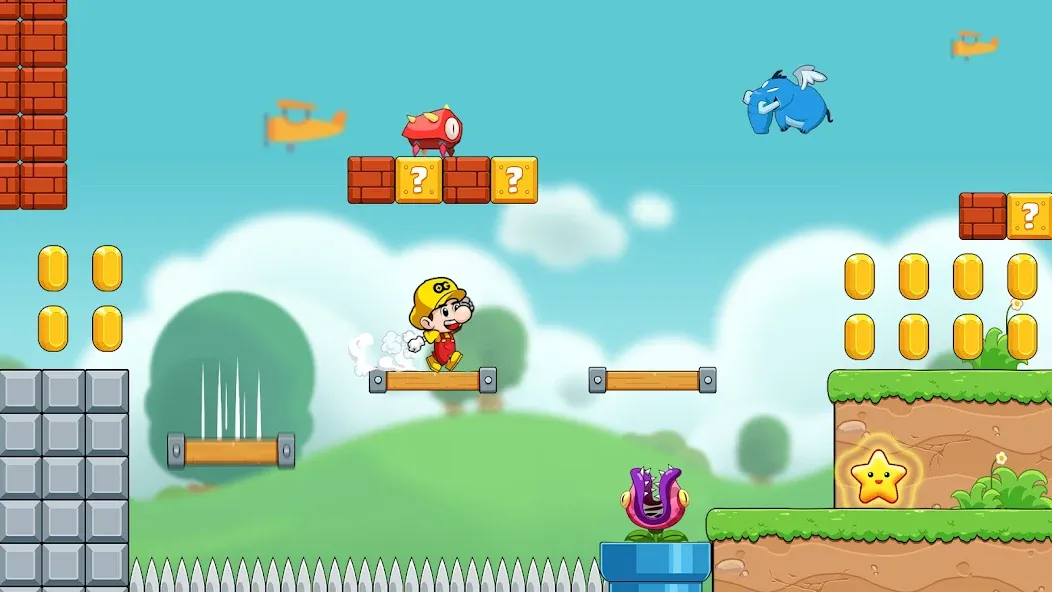 Bean's World Super: Run Games  [МОД Unlimited Money] Screenshot 1