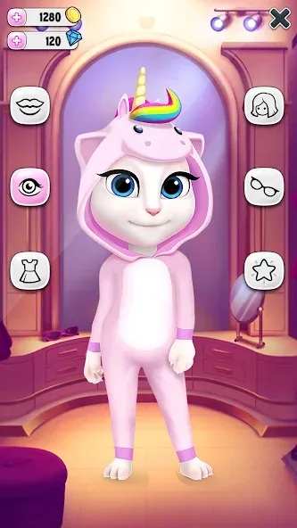 My Talking Angela  [МОД Бесконечные монеты] Screenshot 4