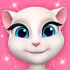 Скачать взлом My Talking Angela  [МОД Бесконечные монеты] - стабильная версия apk на Андроид