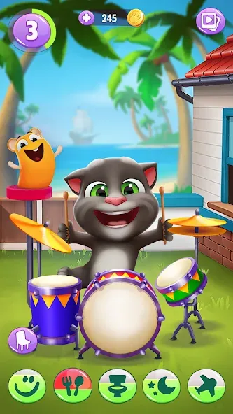 My Talking Tom 2  [МОД Unlocked] Screenshot 1