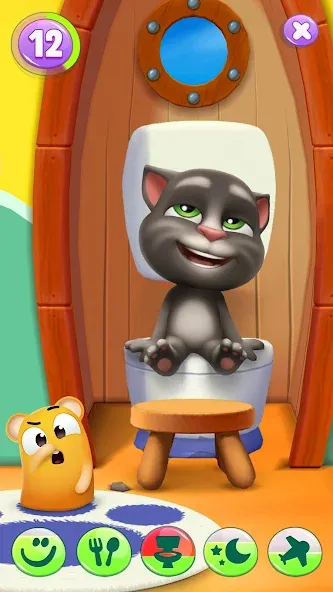 My Talking Tom 2  [МОД Unlocked] Screenshot 3