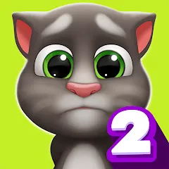 Скачать взломанную My Talking Tom 2  [МОД Unlocked] - последняя версия apk на Андроид