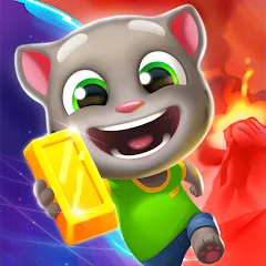 Скачать взлом Talking Tom Time Rush  [МОД Меню] - стабильная версия apk на Андроид